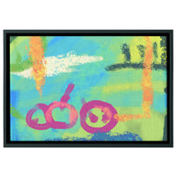 Abstract Still Life Framed Canvas Print