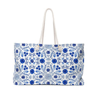 Modern Chinoiserie Weekender Bag