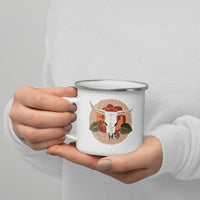 Desert Dreaming Blooming Crown Enamel Mug