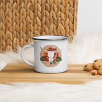 Desert Dreaming Blooming Crown Enamel Mug