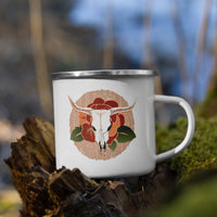 Desert Dreaming Blooming Crown Enamel Mug