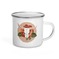 Desert Dreaming Blooming Crown Enamel Mug