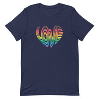 Rainbow Love Heart Tee